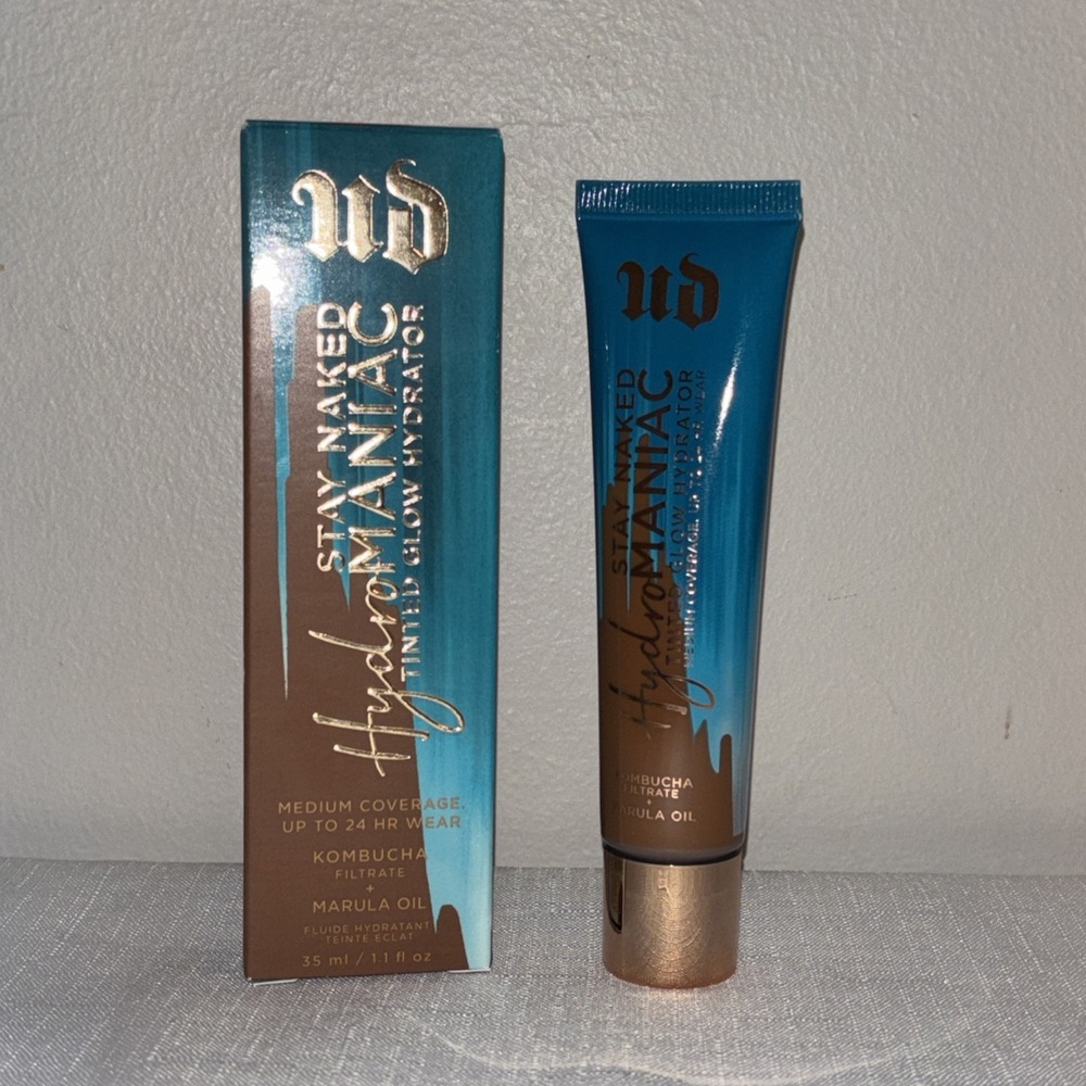 URBAN DECAY STAY NAKED Hydromaniac Tinted Glowy Hydrator 80 Deep 1.1oz